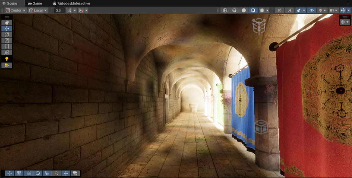 Pas assez de sample pour un environnement éclairé indirectement
